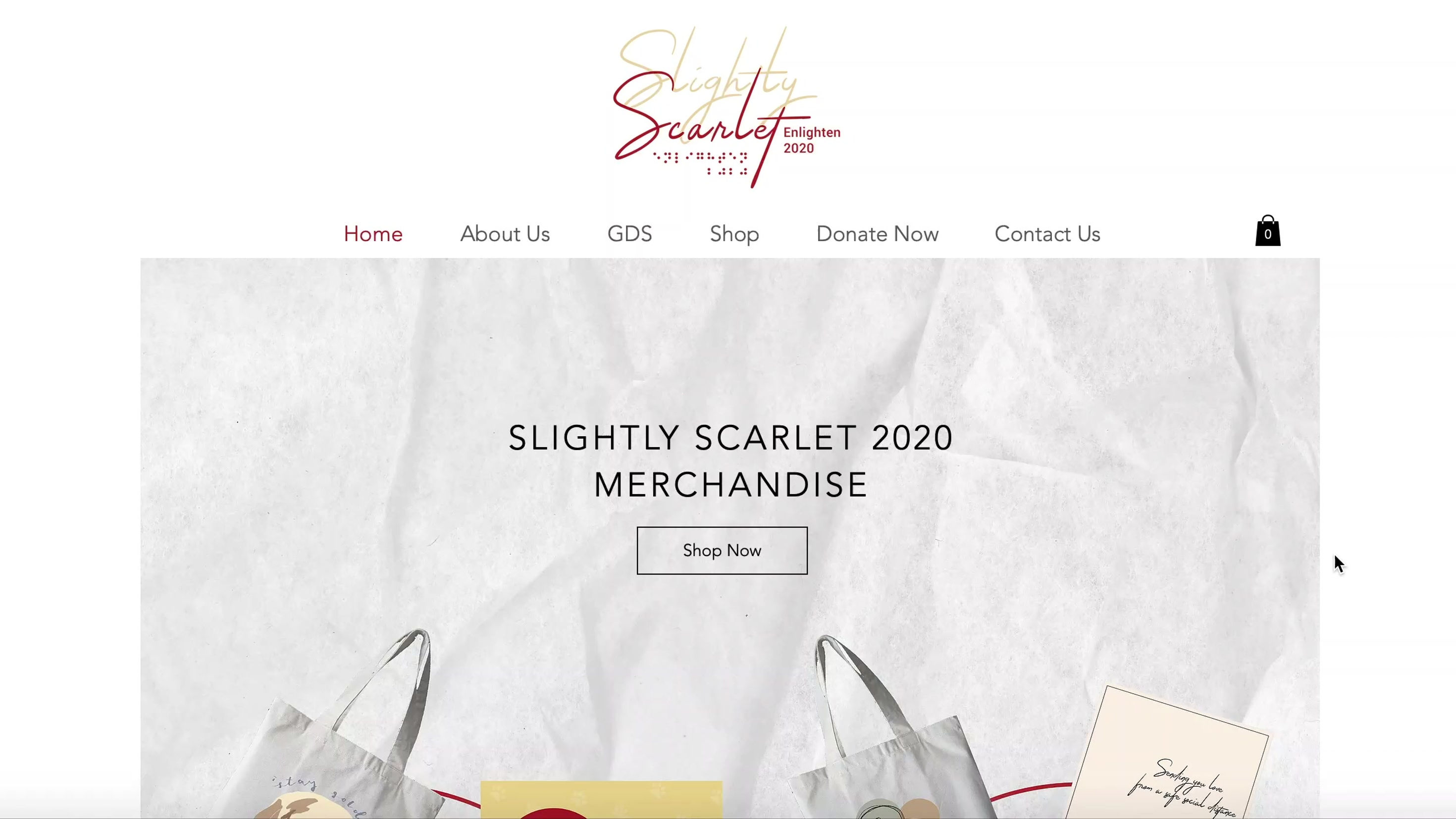 Slightly Scarlet Website
